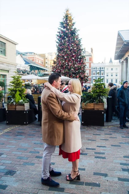 Proposal photography at Covent Garden
