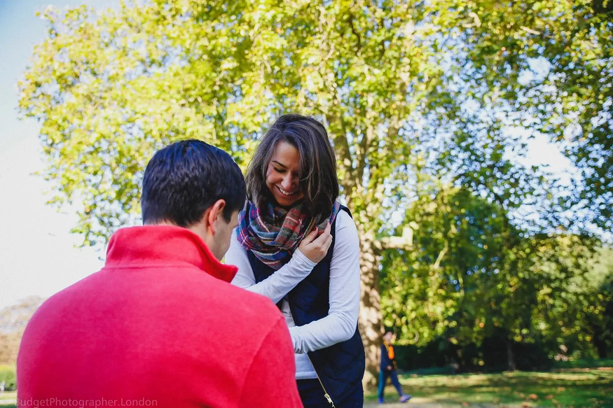 Proposal photography at Royal Albert Hall